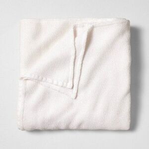 Casaluna - Full/Queen Micro Waffle Bed Blanket White - Casalu White